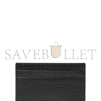 GUCCI LOGO LEATHER CARD HOLDER 523685 (10*7cm) GUCCI LOGO LEATHER CARD HOLDER 523685 (10*7cm)